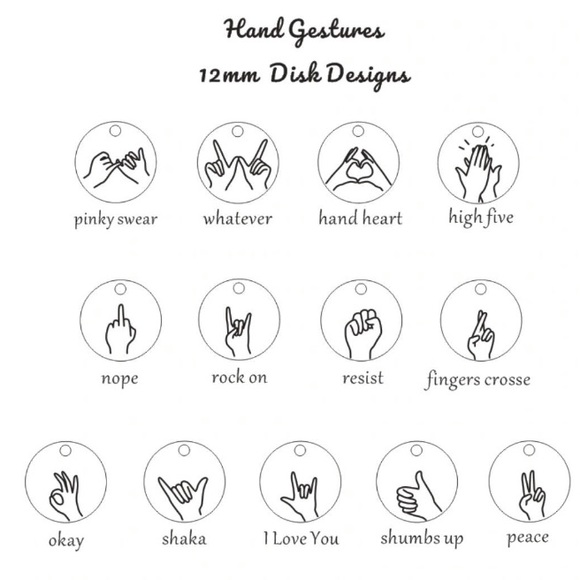 “Peace Out” Sign Language Minimalist Boho Necklace - Picture 14 of 16